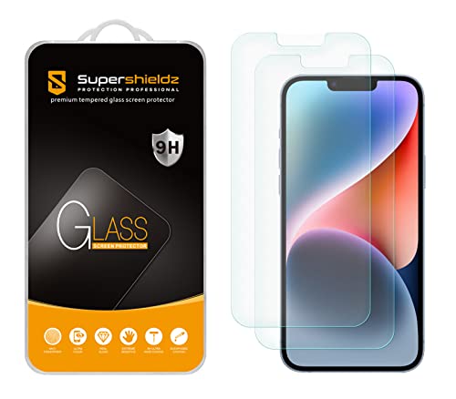 Supershieldz (2 Pack) Anti Glare (Matte) Screen Protector Designed for iPhone 14 Plus/iPhone 13 Pro Max (6.7 inch) [Tempered Glass] 0.33mm, Anti Fingerprint, Anti Scratch, Bubble Free