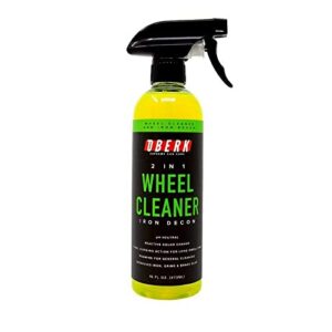 oberk 2 in 1 wheel cleaner and iron remover - 16 oz.
