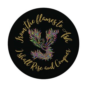 Phoenix Rising - From Flames and Ash PopSockets Swappable PopGrip