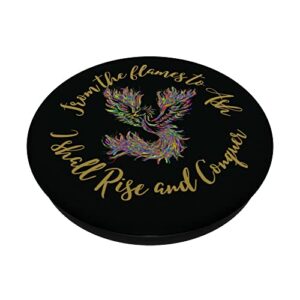 Phoenix Rising - From Flames and Ash PopSockets Swappable PopGrip