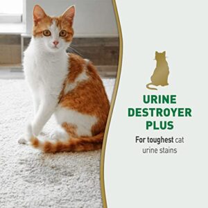 Nature's Miracle Urine Destroyer Plus Cat, 128 Ounce, Tough on Strong Cat Urine and The Yellow Sticky Residue