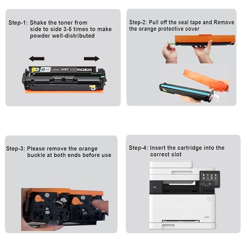 204A Black Toner Cartridge CF510A Replacement for HP 204A Black for Color Pro MFP M180nw M180n M181fw M154a M154nw Printer(1 Pack)