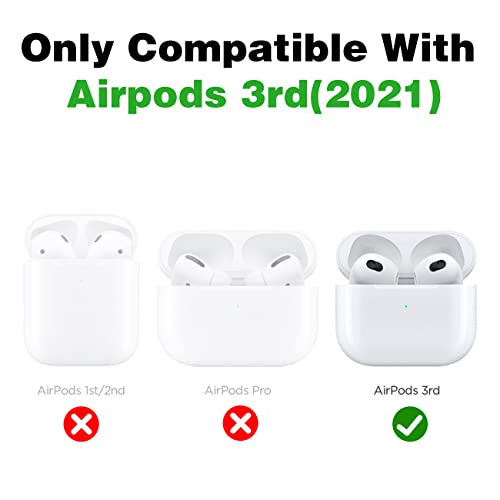 Mulafnxal for Airpods 3 Case 3rd Generation Airpds Case Cute 3D Cartoon for Airpod Gen 3 Cover Unique Funny Cases for Boys Girls Kids Teen for Air pods 3