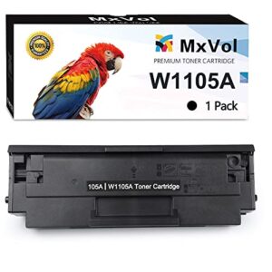 MxVol Compatible Toner Cartridge Replacement for HP 105A 105 W1105A High Yield 3,000 Pages use for HP MFP 137fnw 137fwg 135a 135ag 135fnw 135r 135w 135wg 107a 107r 107w Printer (Black, 1-Pack)