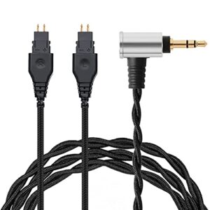 faaeal hd600 cable replacement for sennheiser hd650 hd6xx hd660s hd580 hd58x hd545 hd535 headphones, 3.5mm male jack(1/8") extension aux cord works on ios/android 4.9ft