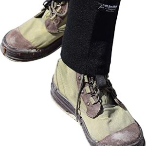 Mt. Sun Gear Fishing Boot Gravel Guard Keeps Dirt, Weeds, Rocks Out of Your Wading Boots. (2 Pairs)