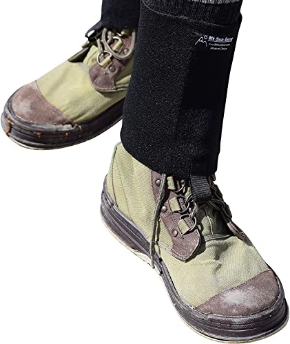 Mt. Sun Gear Fishing Boot Gravel Guard Keeps Dirt, Weeds, Rocks Out of Your Wading Boots. (2 Pairs)