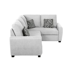 Lifestyle Solutions Convertible Sofa, Ivory