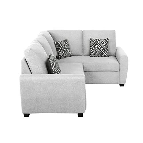 Lifestyle Solutions Convertible Sofa, Ivory