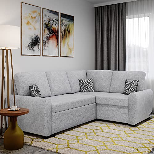 Lifestyle Solutions Convertible Sofa, Ivory