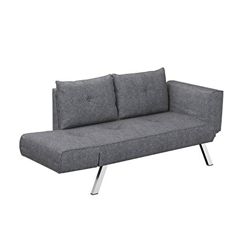 Serta Marin Convertible Sofa, Charcoal