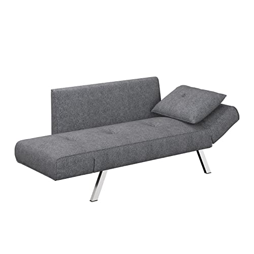 Serta Marin Convertible Sofa, Charcoal