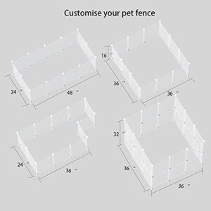 Pet Playpen, Yard Fence for Guinea Pigs, Bunny, Ferrets, Mice, Hamsters, Hedgehogs, Puppies, Turtles