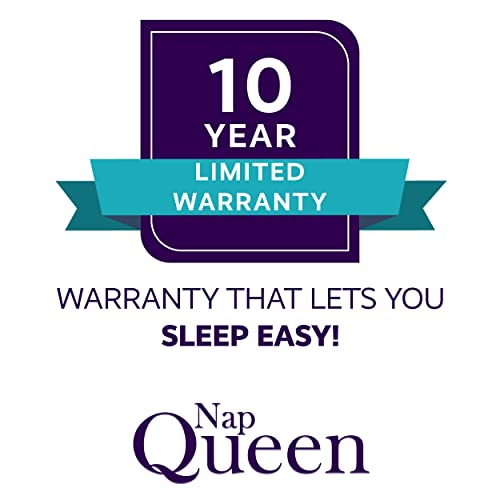 NapQueen 6 Inch Innerspring Twin-XL Size Medium Firm Support Relief Mattress, Bed in a Box