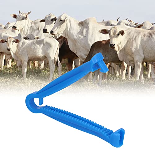 Zerodis Umbilical Cord Clips, Umbilical Cord Clamp Non Slip Serrations for Horse for Farm for Cattle