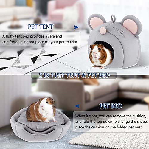 Guinea Pig Bed,Guinea Pig Hideout,Chinchilla,Hamsters,Hedgehog,Dwarf Rabbits,Small Animal Cozy House Bed Cage Accessories