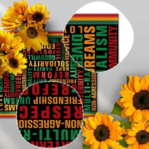 Nepnuser Black History Month Table Runner Black Pride Party Decorations African American Freedom Day Dining Room Kitchen Home Decor 72 Inches Long