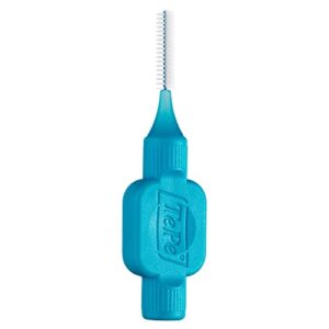 tepe interdental brushes original | size 5-0.8mm | 1 pack of 20 brushes (0.6 mm, blue)