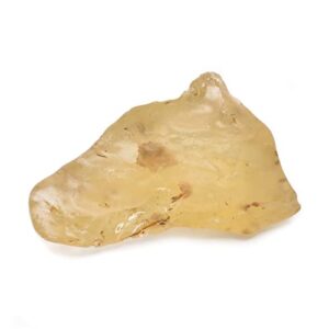 regulus libyan desert glass genuine glass cosmic meteorite - golden tektite healing rock (10-20cts)