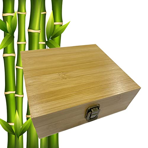 Cali Factory Bamboo Stash Box Plain (Large)