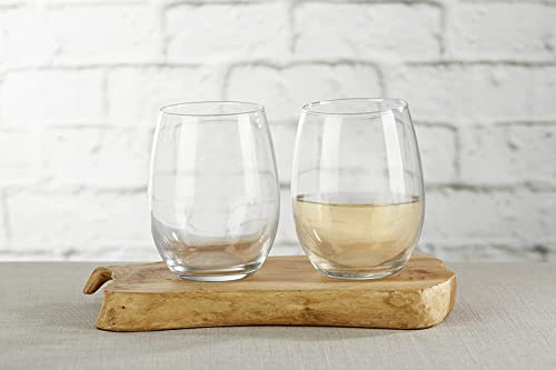 Kate Aspen 9 oz. Stemless Wine Glass (Set of 12)| Kitchen Drinking Glass or DIY Party Favor, Wine Glass Set, White Wine Glass or Red Wine Glass, Modern Stemware