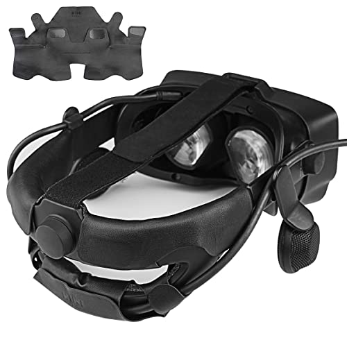 KIWI design Head Strap Cover for Valve Index Accessories and VR Facial Interface Bracket with Anti-Leakage Nose Pad