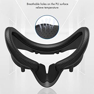 KIWI design Head Strap Cover for Valve Index Accessories and VR Facial Interface Bracket with Anti-Leakage Nose Pad