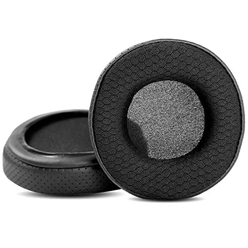 TaiZiChangQin Voyager 104 Upgrade Ear Pads Ear Cushions Earpads Replacement Compatible with Plantronics Voyager 104 Headphone Fabric Black