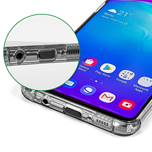 CaseBuy 20x USB C Anti Dust Plugs for iPhone 15 Pro Max, Samsung Galaxy S23, S22, S21, S20,A53, Note 20, Pixel, MacBook, Laptop, Cell Phone Dust Cover for Any USB Type C Charging Port- Black