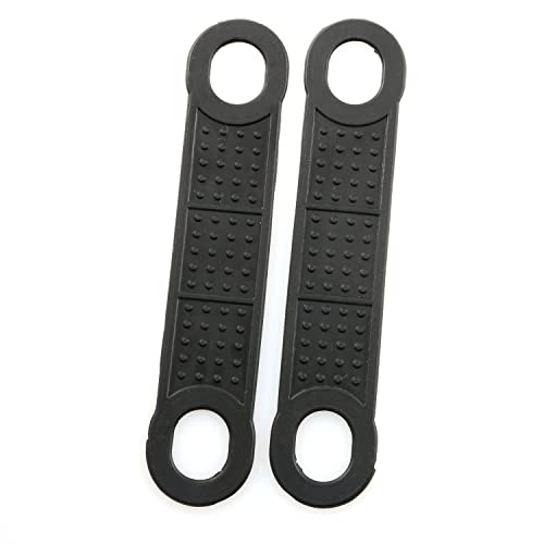 PZRT 40pcs Non-Slip Rubber Clothes Hanger Grips Windproof Clothes Hanging Accessories, Black