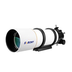 svbony sv48p telescope, 90mm aperture f5.5 refractor ota for adults beginners, telescopes for deep sky astrophotography and visual astronomy