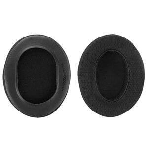 Geekria PRO Extra Thick Mesh Fabric Replacement Ear Pads for Sony WH-CH700N, WH-CH710N, WH-CH720N Headphones Ear Cushions, Ear Cups Cover Repair Parts (Black)