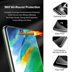 ivoler [4 Pack] Screen Protector for Samsung Galaxy S21 FE 5G 2022 [Not Fit Galaxy S21] Tempered Glass with [Alignment Frame] Easy Installation Anti-Scratch HD Clear, 6.4 Inch