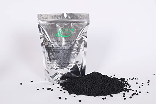 Minxue Activated Carbon Aquarium Bamboo Charcoal Pellets Clear Than Coal Filter Media Accessories with mesh Bag