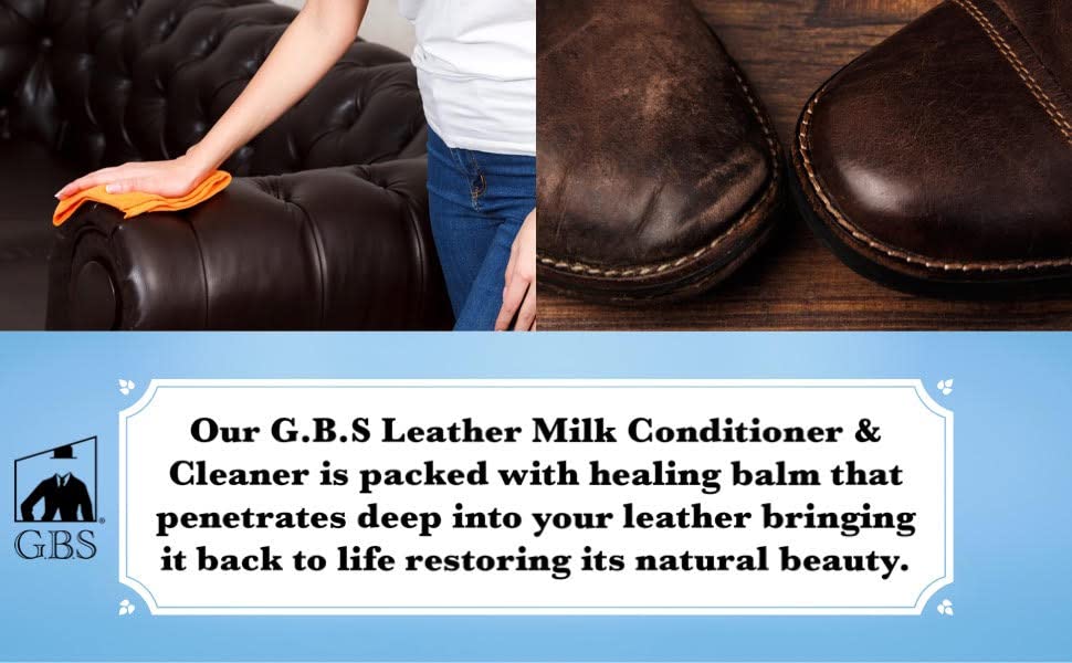 G.B.S Leather Milk Conditioner & Cleaner