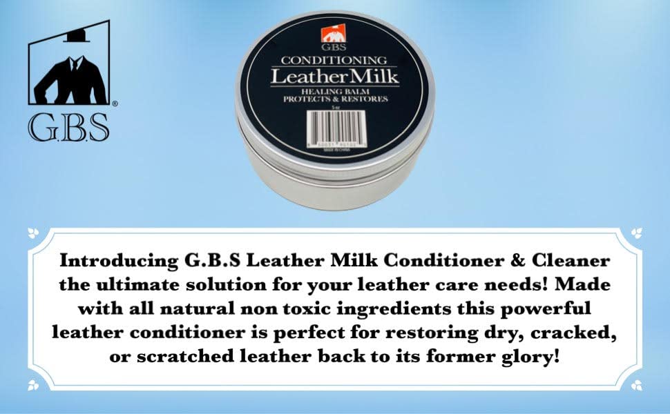 G.B.S Leather Milk Conditioner & Cleaner