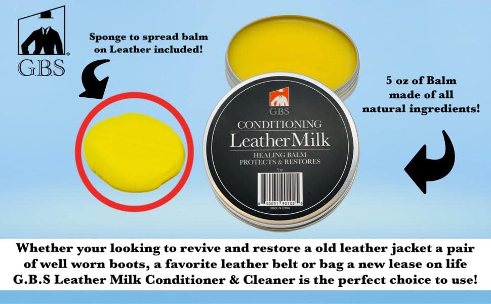 G.B.S Leather Milk Conditioner & Cleaner