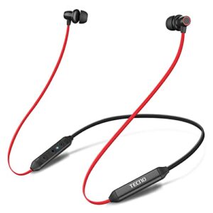 tecno wireless bluetooth headphones, bluetooth earbuds neckband with microphone, bluetooth 5.0, for sports, b1 se