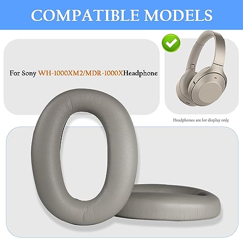 Adhiper Earpad Replacement WH-1000XM2 Earmuffs Ear Pads and Repair Part is Compatible for Sony WH1000XM2 MDR-1000X Headphones (Champagne Gold)
