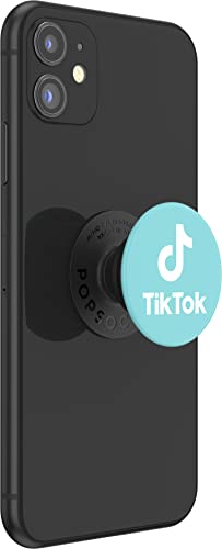 ​​​​PopSockets Phone Grip with Expanding Kickstand, TikTok PopGrip - Tik Tok Blue