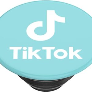 ​​​​PopSockets Phone Grip with Expanding Kickstand, TikTok PopGrip - Tik Tok Blue