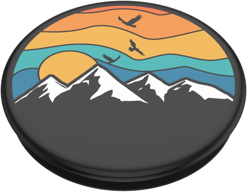 ​​​​PopSockets Phone Grip with Expanding Kickstand, Nature PopGrip - Mountain High