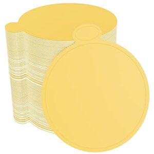 80 pcs 3.5 inch mini cake boards mousse cupcake base, gold 9cm