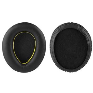 Geekria QuickFit Replacement Ear Pads for Sony WH-CH700N, WH-CH710N WH-CH720N Headphones Ear Cushions, Headset Earpads, Ear Cups Repair Parts (Black)