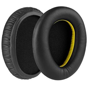 Geekria QuickFit Replacement Ear Pads for Sony WH-CH700N, WH-CH710N WH-CH720N Headphones Ear Cushions, Headset Earpads, Ear Cups Repair Parts (Black)