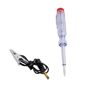 atmneris auto circuit tester 6v 12v 24v test light with indicator bulb car probe pen for low voltage systems,s