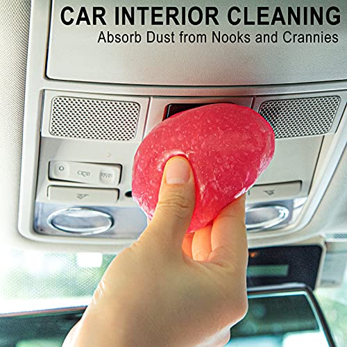 TICARVE Cleaning Gel Car Putty Car Clean Putty Gel Auto Tools Car Interior Cleaner Car Cleaner Car Cleaning Slime Car Assecories Keyboard Cleaner Rose 2Pack