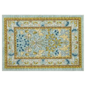 mohawk home cicilly blue 3' x 5' area rug