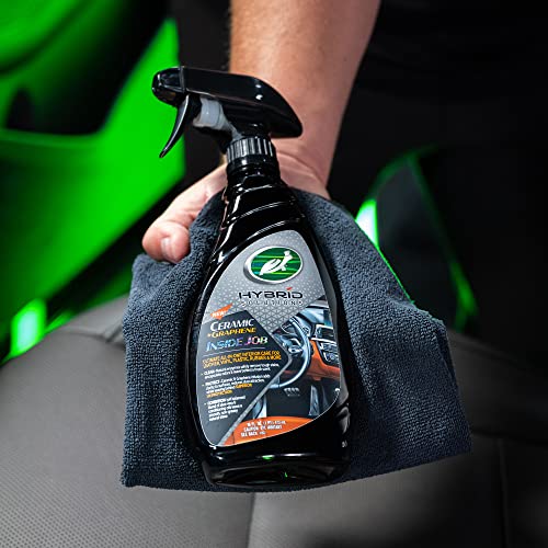 Turtle Wax 53787 Hybrid Solutions Ceramic Graphene Inside Job, Interior All Purpose Car Cleaner and Protectant, Odor Eliminator, Works on Leather, Vinyl, Plastic, Rubber and More, 16 fl oz