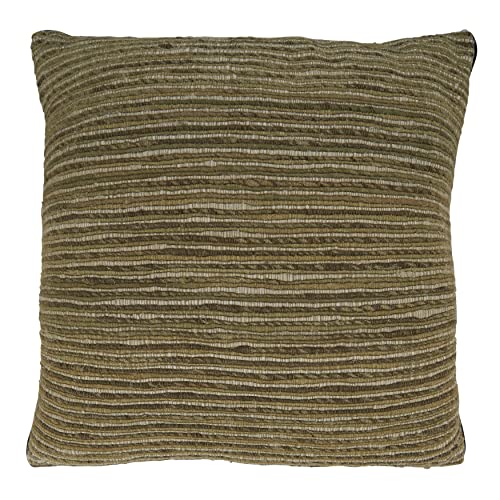 Striped Chindi Design Pillow